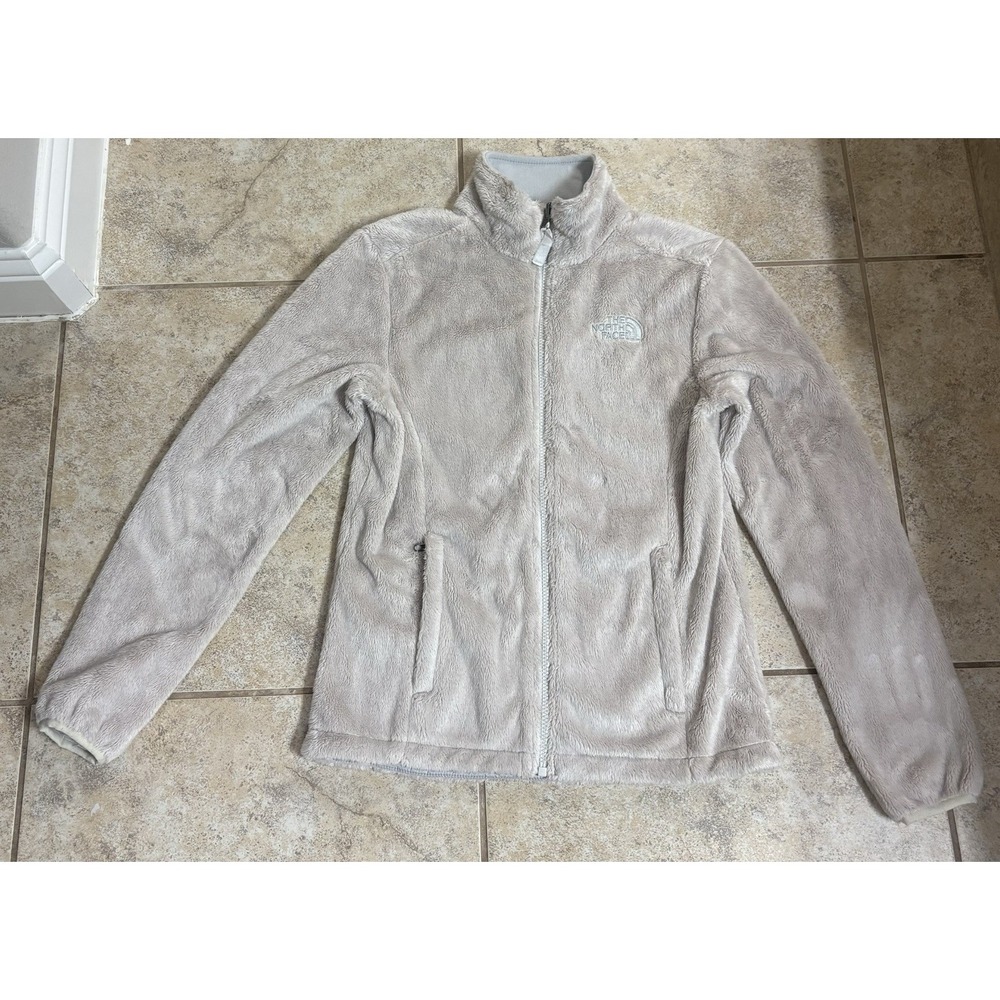 The North Face Osito Fleece Jacket Full Zip Taupe Gray Women's Size XS